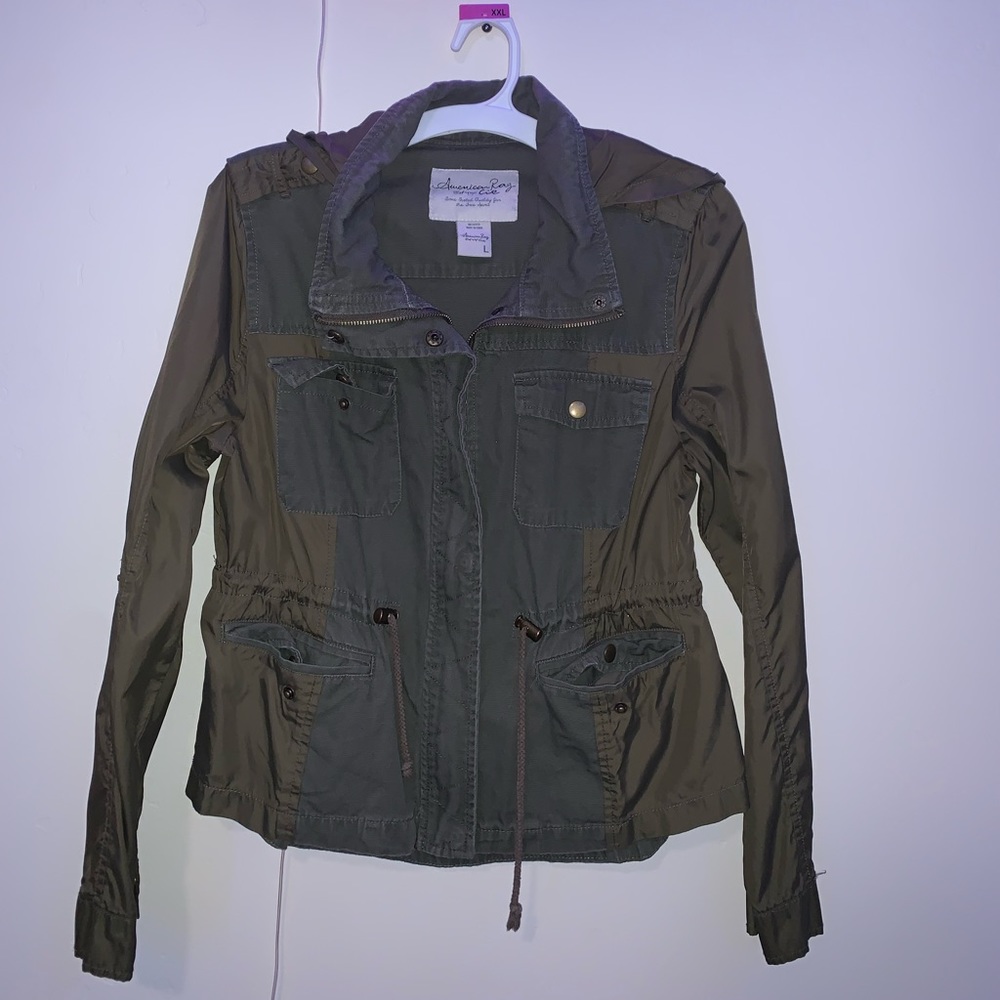 Army green jacket